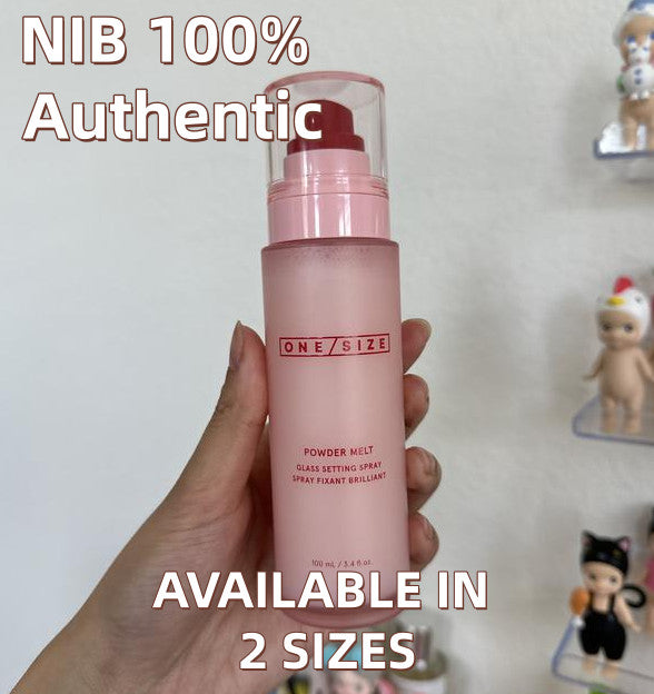 Hydrating Powder Melt Glass Setting Spray for Makeup & Skin Care - All Sizes