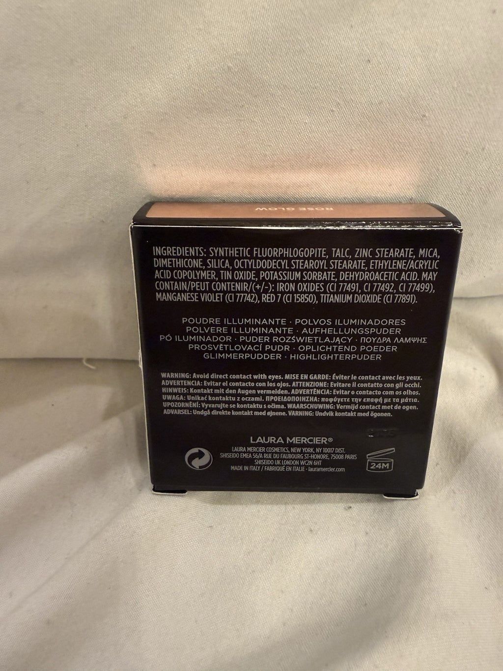 Highlighting Powder Rose Glow - Universal Face Highlighter for All Skin Tones