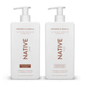 Natural Coconut & Vanilla Hair Care Set - Sulfate-Free Shampoo & Conditioner 2-Pack