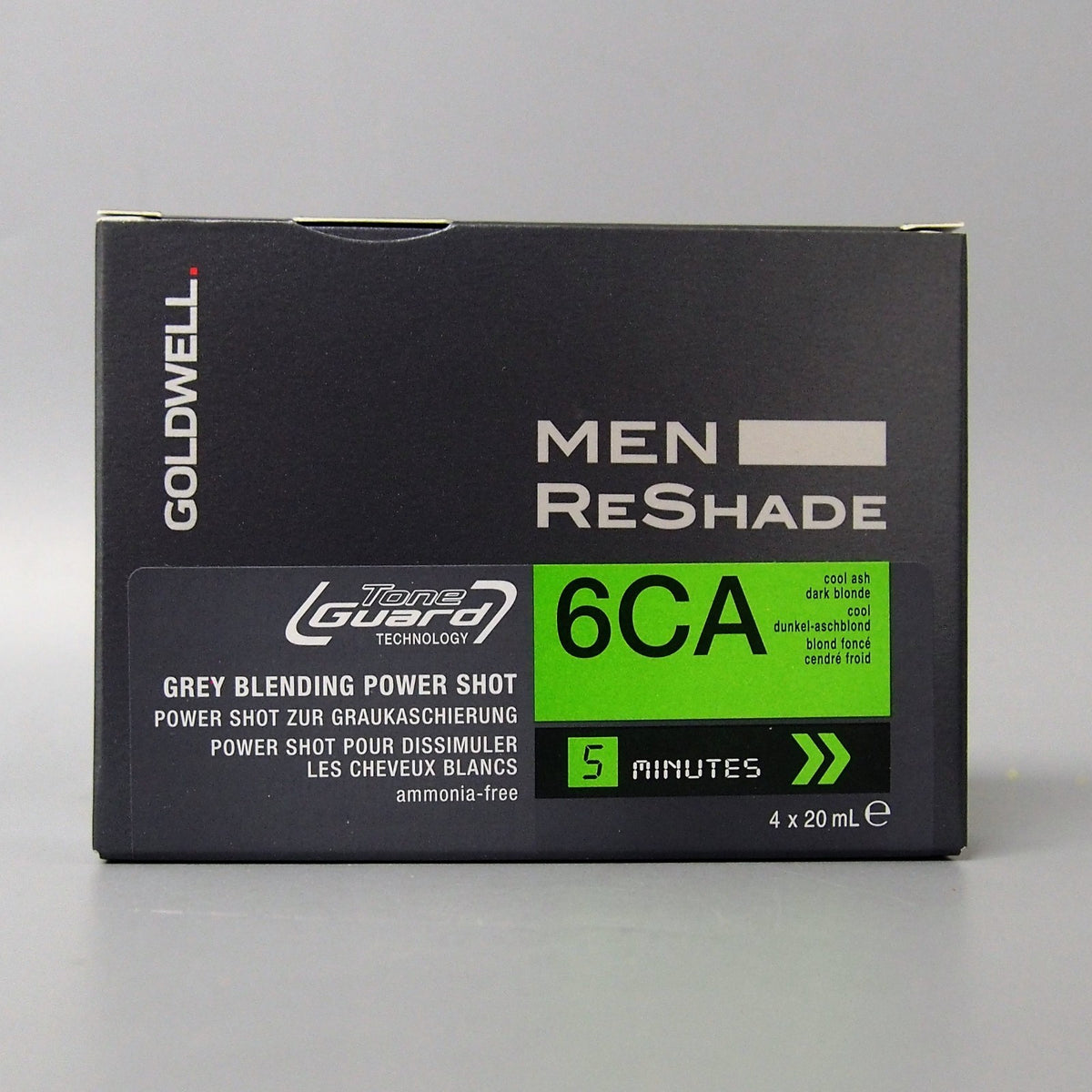Men's Grey Blending Hair Color Kit with Developer & Applicator Bottle - Fast 5-Minute Gray Coverage