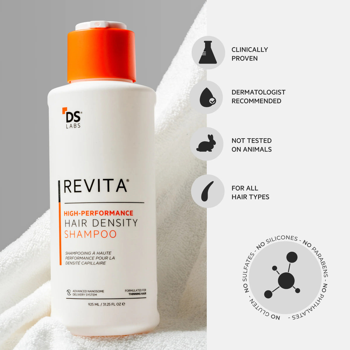 Revita Shampoo for Thinning Hair 925ml - Hair Growth & Volume Booster