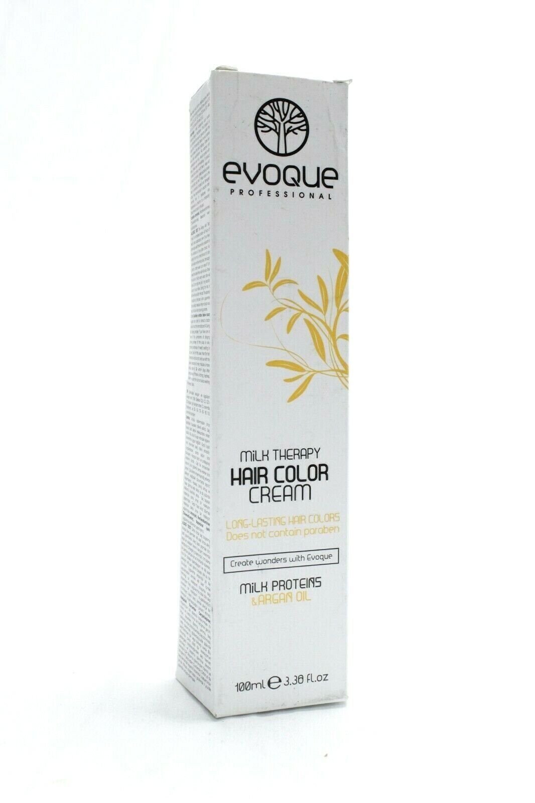 Professional Hair Color Cream with Milk Proteins & Argan Oil - 3.4 fl oz