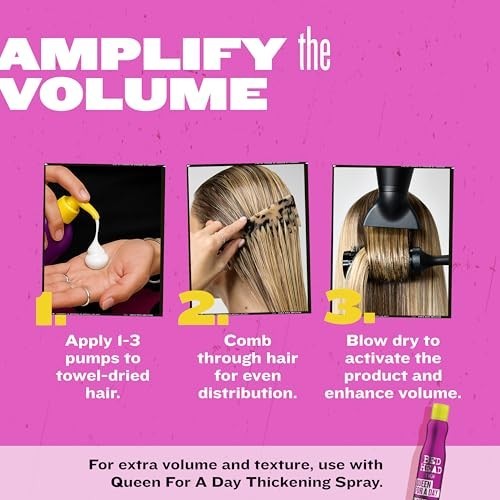 Hair Thickening Cream 3-Pack - Volumizing Texturizing Styling Moisturizer