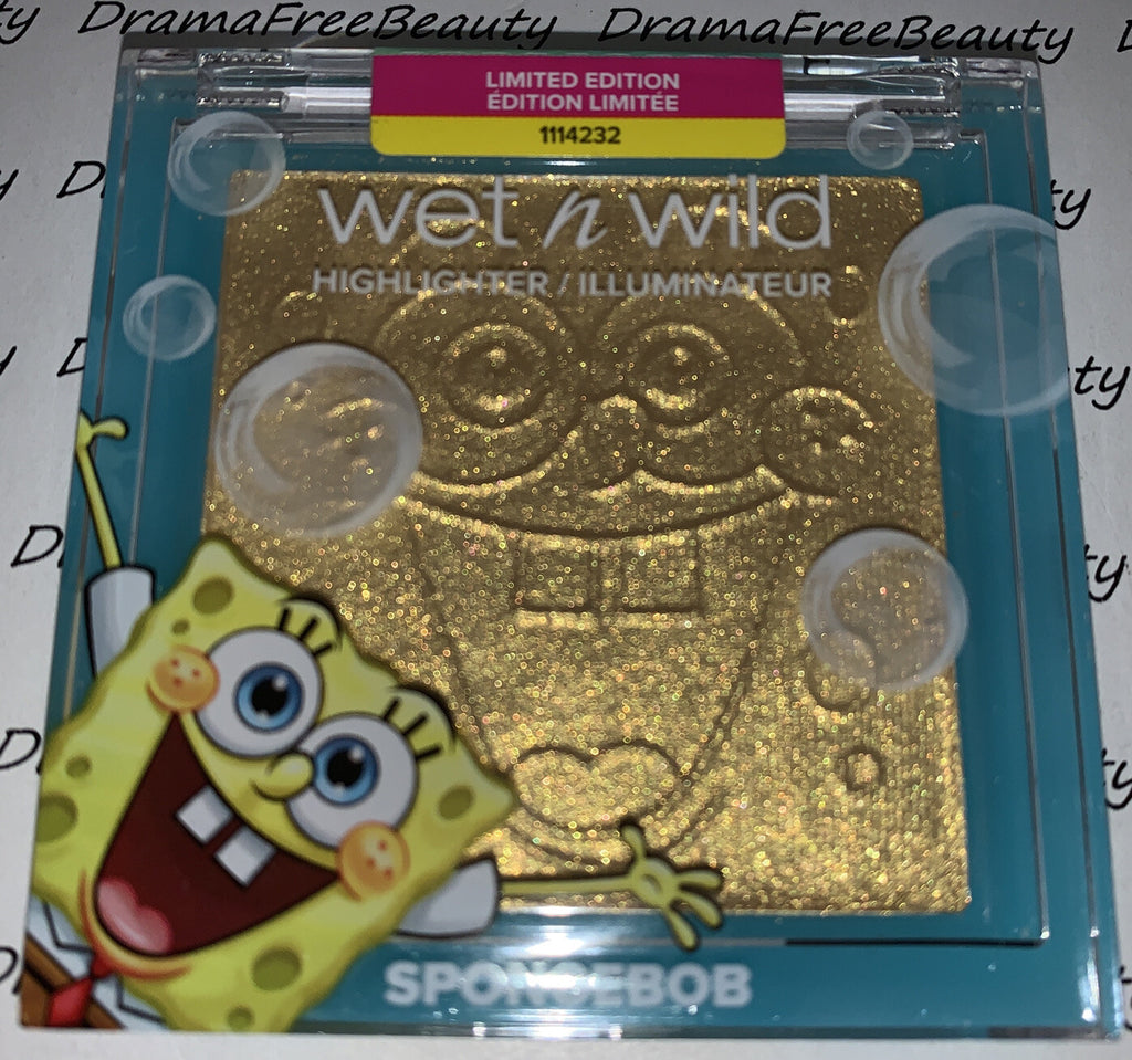 Wet n Wild Limited Edition SpongeBob SquarePants Gold Shimmer Highlighter BN