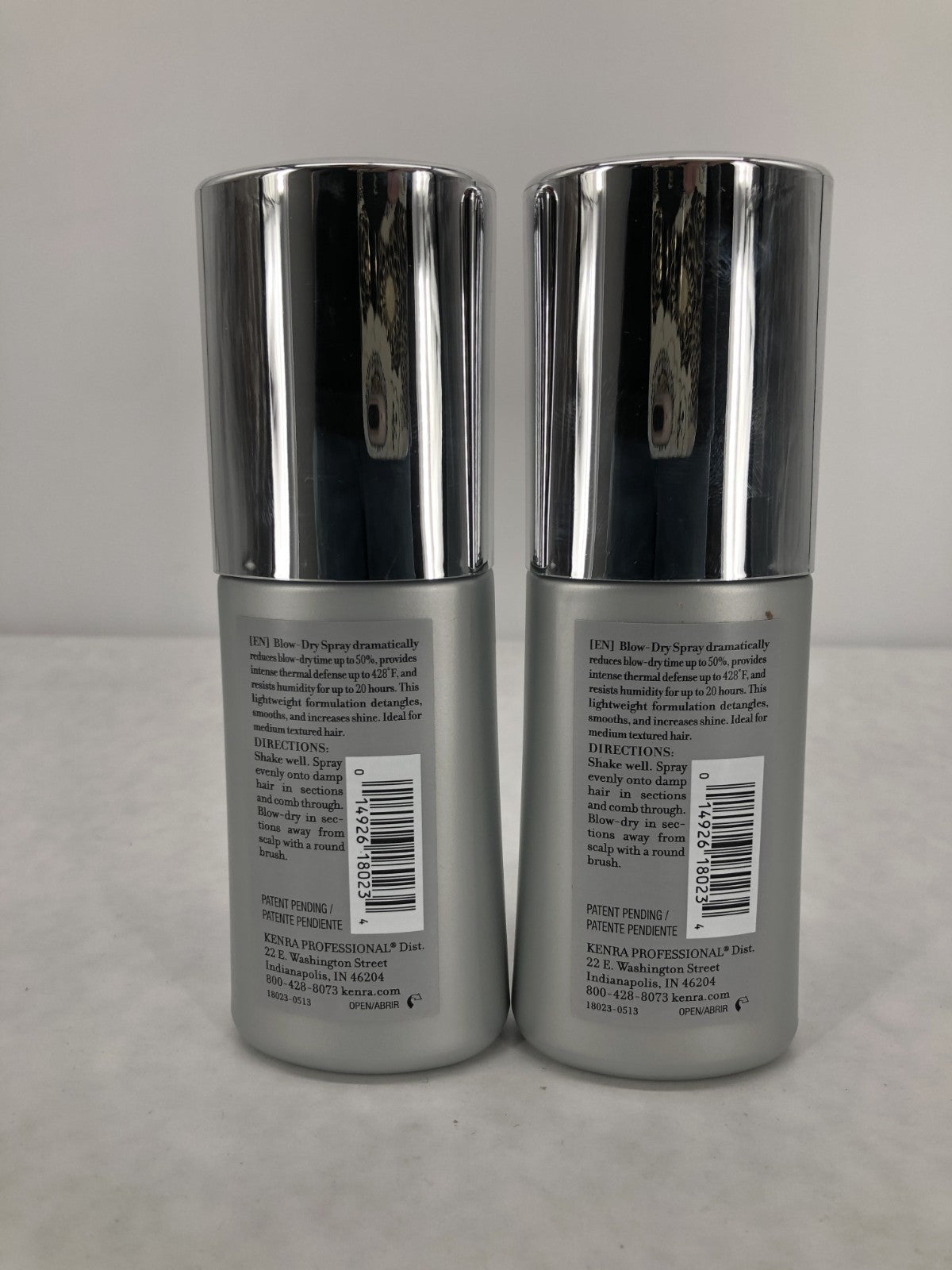 Kenra Platinum Blow Dry Spray - Heat Protectant & Anti-Frizz Hair Spray 3.4 Oz 2-Pack