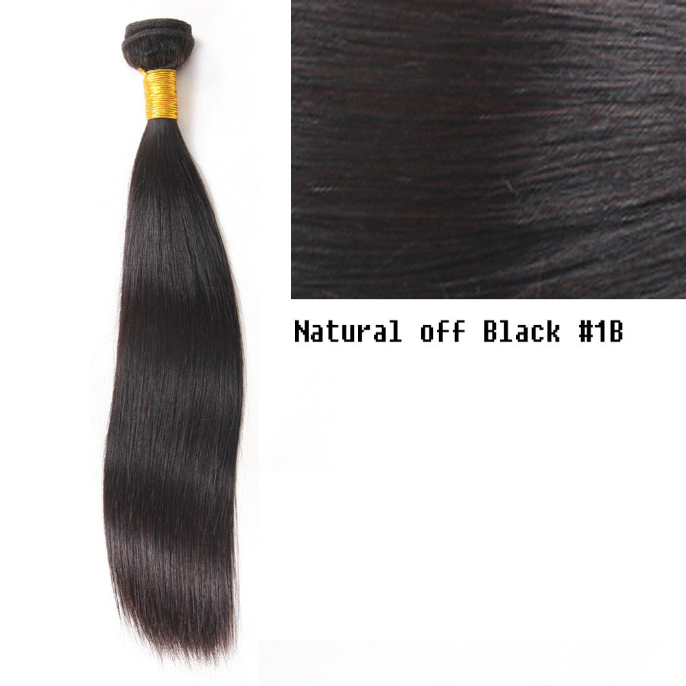 Long Straight Virgin Human Hair Extensions - 6A Quality, 24-30 Inches