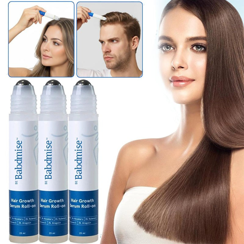 Hair Growth Serum Roll-On with Rosemary & Redensyl - 25ml, Anti-Hair Loss Treatment