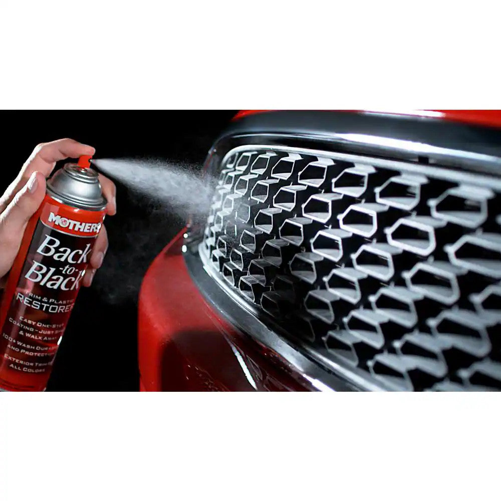 10 Oz. Back-To-Black Trim and Plastic Restorer Spray - Long-Lasting Exterior Protection