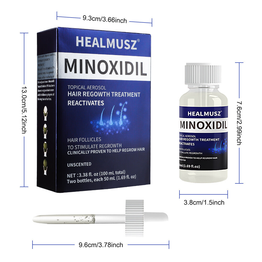 Men's Hair Regrowth Treatment with Minoxidil 5% - 4 Pack, 4 Month Supply