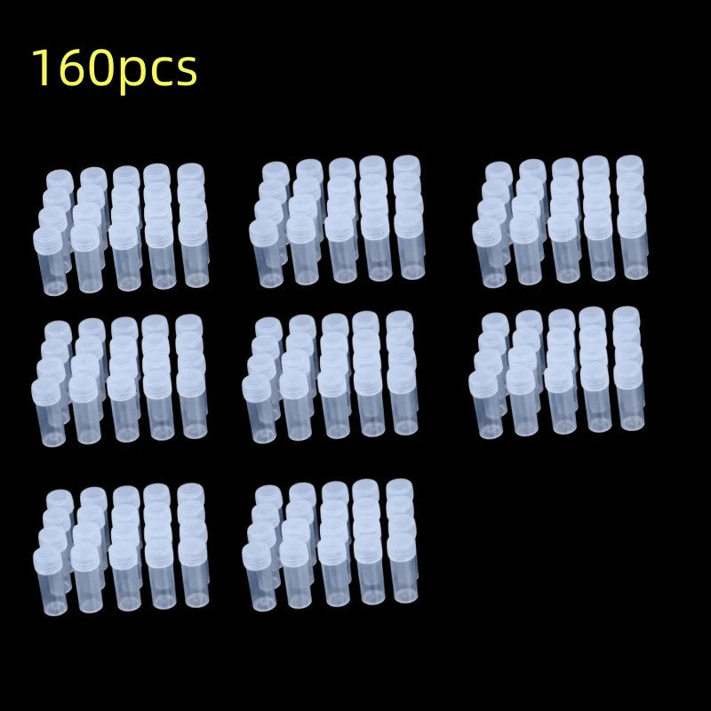 5ml Plastic Sample Jars - Small Storage Vials for Pills, Liquids & Powders
