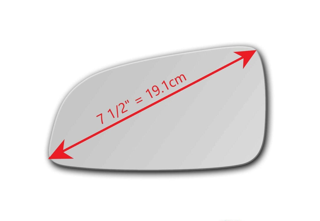 Left Side Replacement Mirror Glass with Adhesive for Saturn Astra – 7.5 in Trapezoid
