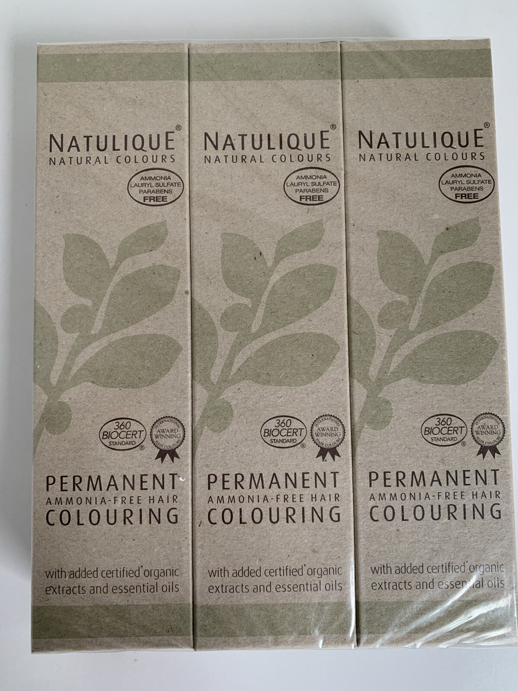 Ammonia-Free Dark Blonde Hair Color - Violet 6.8, 3 Boxes