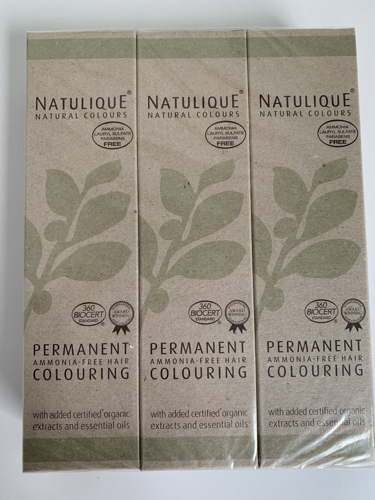Ammonia-Free Dark Blonde Hair Color - Violet 6.8, 3 Boxes