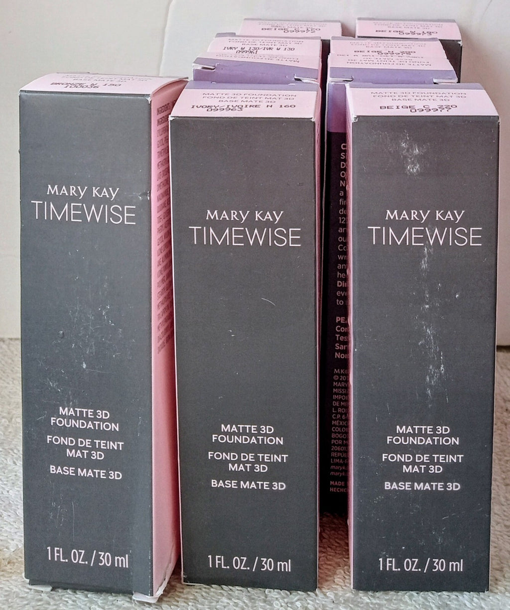 Mary Kay Timewise Matte 3D Foundation – Oil-Control, Matte Finish, 1 oz (All Shades)