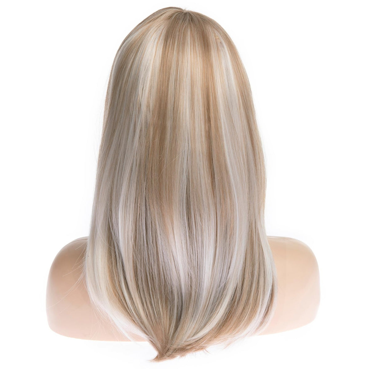 Long Blonde Wigs for Women 22.5 Inch Natural Straight Hair Cosplay Party