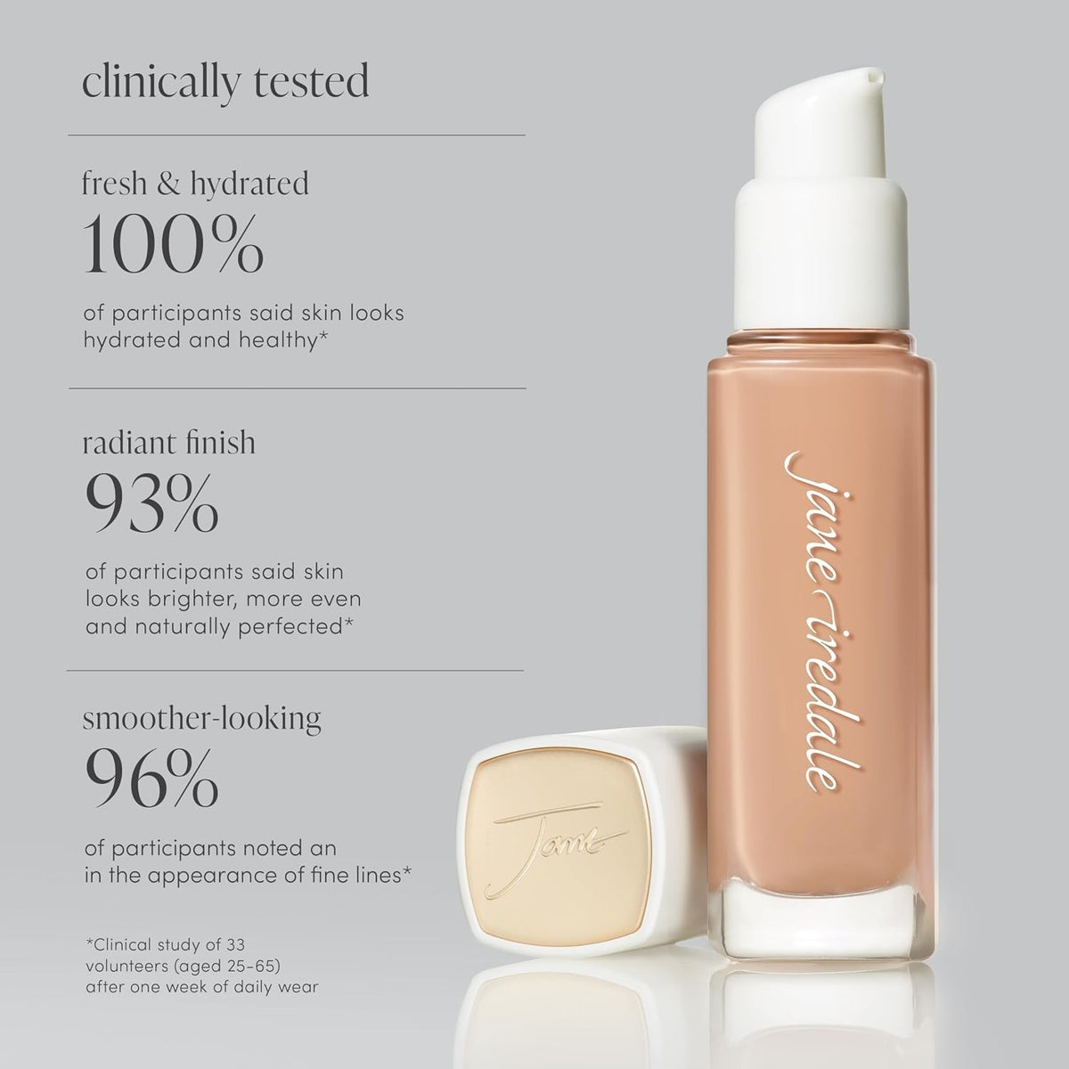 Liquid Foundation SPF30 - Deep 74, 30ml, Lightweight, Buildable Coverage