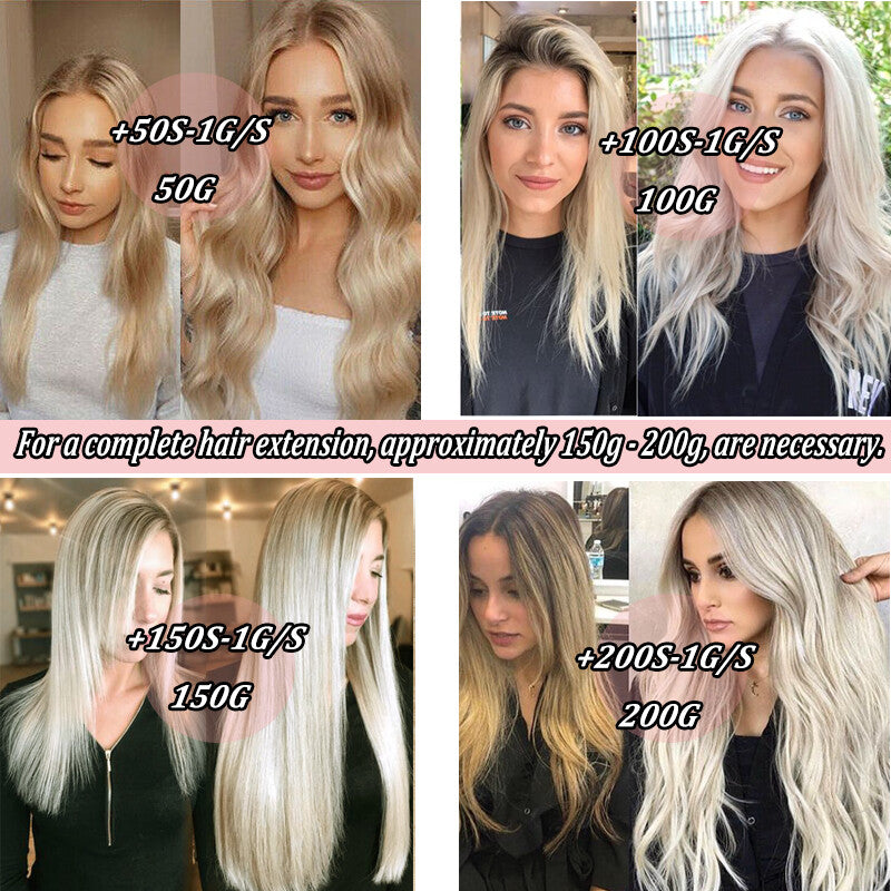 Remy Human Hair Extensions 18 Inch Thick Nano Ring Micro Tips Beads