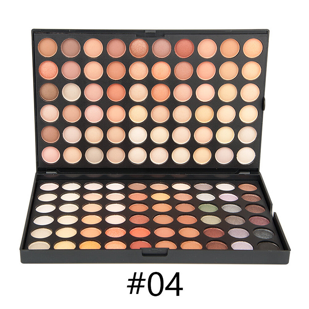 120-Color Eyeshadow Palette with Matte & Shimmer Shades for Professional & Casual Makeup