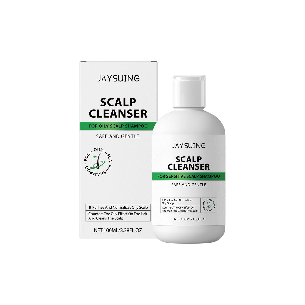 Nourishing Moisturizing Shampoo for Frizz Control & Oil Balance - Suitable for Dry & Oily Hair
