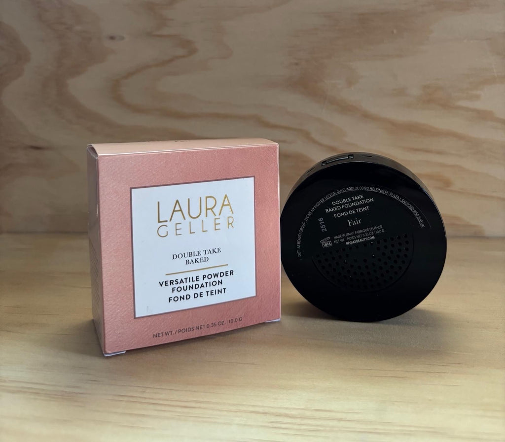 Double Take Baked Powder Foundation Fair 10g - Long-Wear Matte Finish