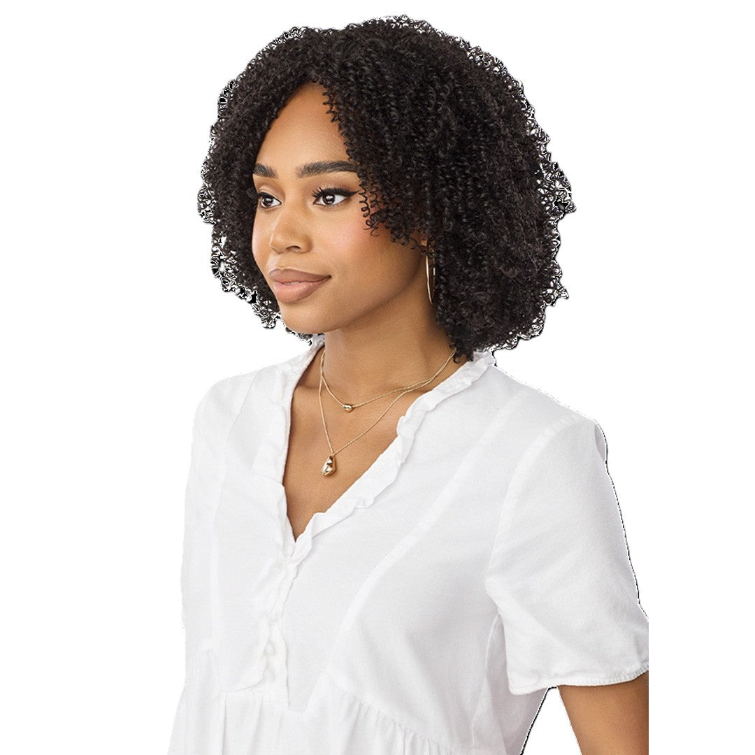 Synthetic Half Wig Quick Weave Yalina for Natural Hairstyles