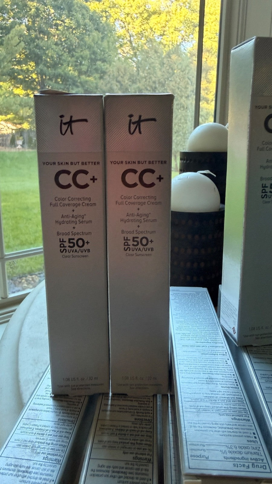 Multi-Function CC Cream with SPF 40 - Nude Glow, Matte Finish, 1.08oz