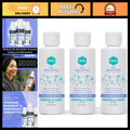 Medicated Psoriasis Eczema Dandruff Shampoo - Fragrance-Free 4 oz Relief