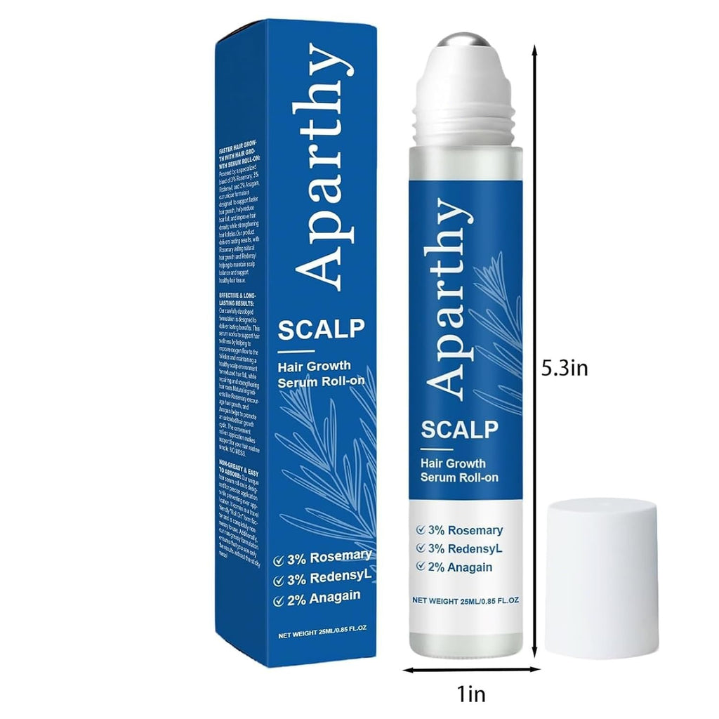 Rosemary Hair Growth Serum Roll-On - 0.85 Fl Oz, Pack of 2