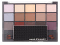 Eyeshadow Palette with 15 Matte Shades & Brushes - Pro Eye Makeup Set