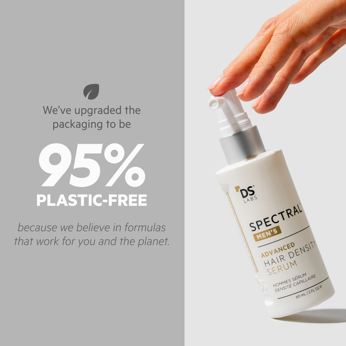 Hair Serum with Nanoxidil 5% for Hair Density & Thickness - 3 Month Supply
