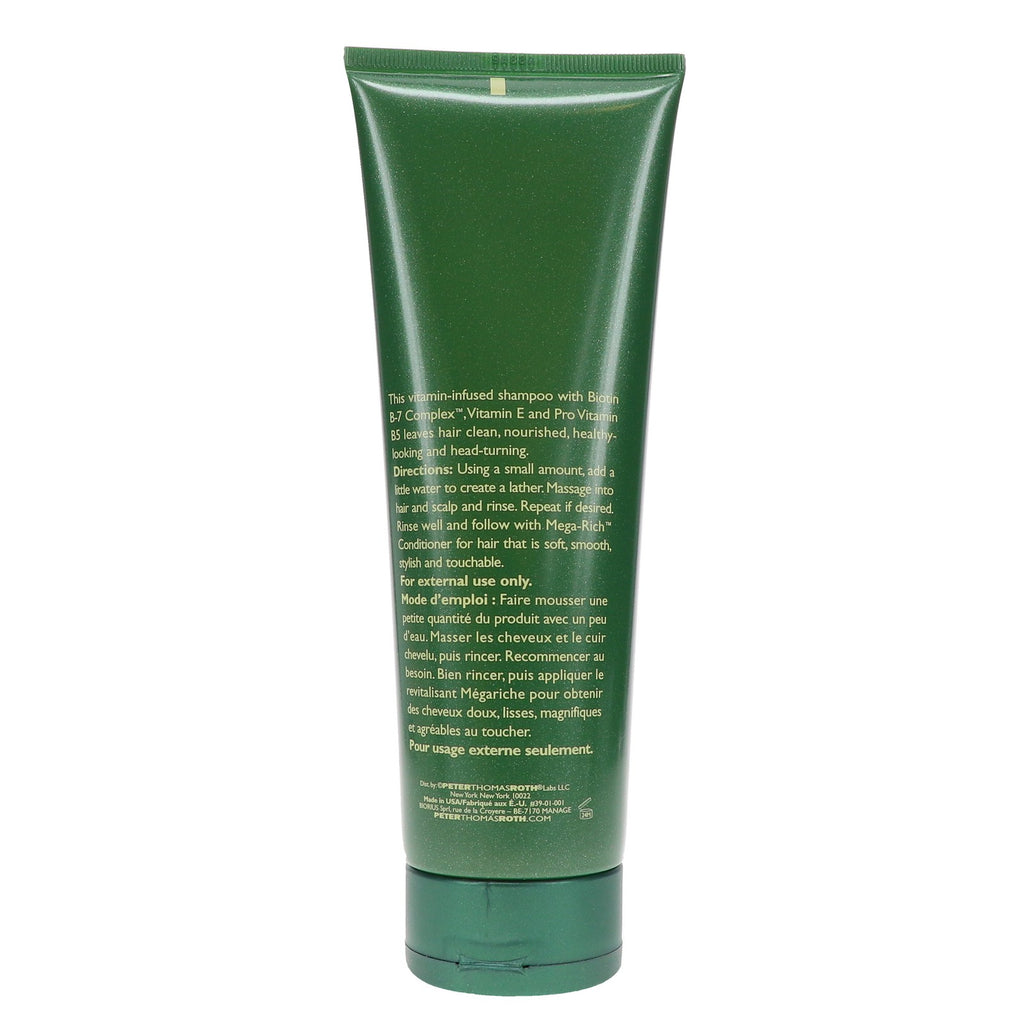 Mega Rich Shampoo for Damaged Hair - 8 oz | Volumizing & Smoothing