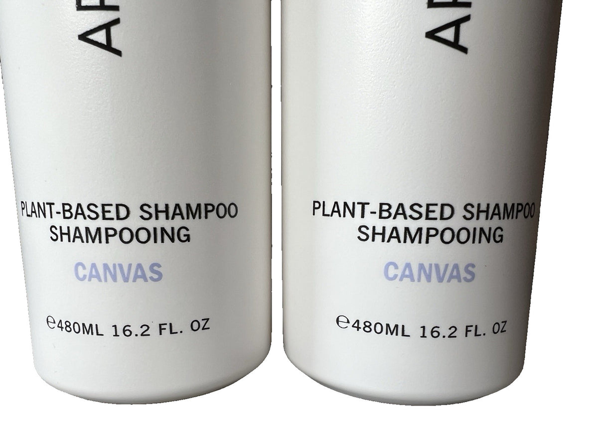 Plant-Based Shampoo Bundle - 2 Bottles 16.2 oz Each, Natural Hair Care