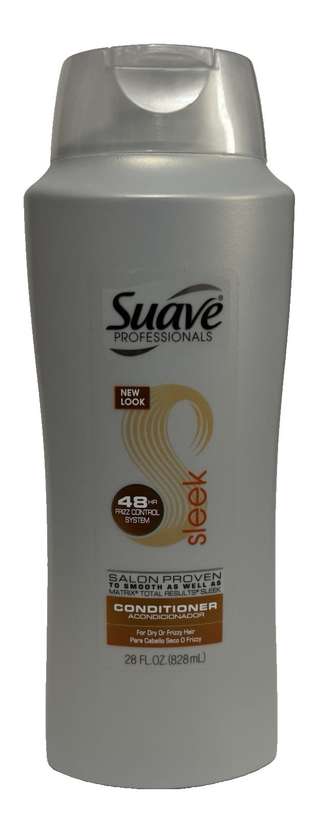 2 Pack Suave Professionals Sleek Smooth Frizz Control Conditioner 28 oz