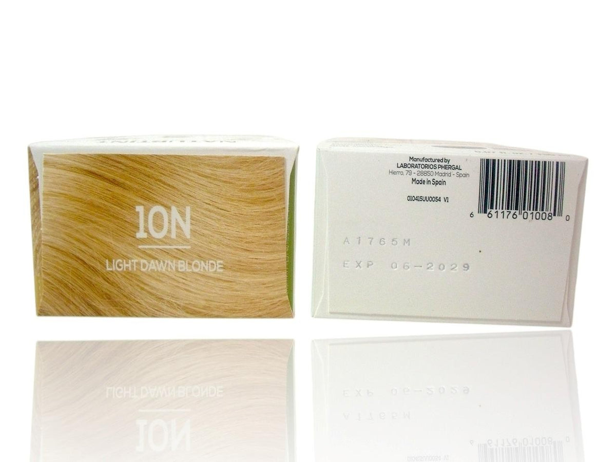 (3-Pack) Natural Hair Color Gel 10N Light Dawn Blonde No Ammonia - Permanent Hair Dye