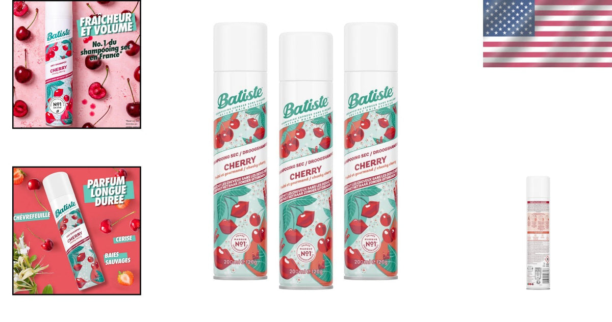 Dry Cherry Shampoo 6.73oz — Revitalizing Dry & Chemically Treated Hair (3-Pack)