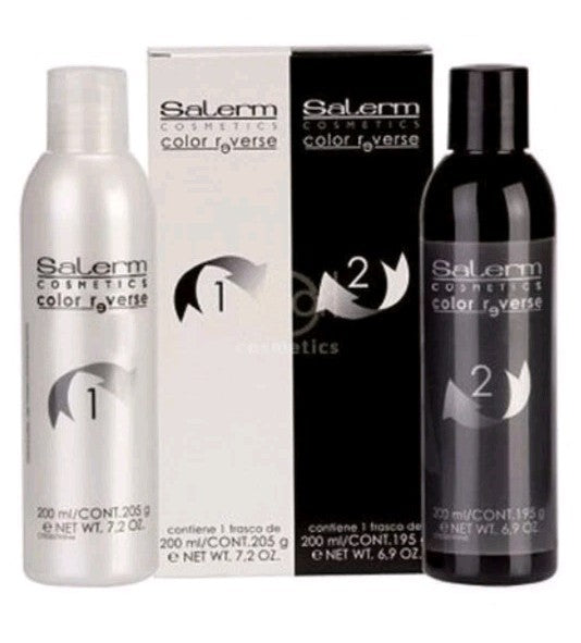 Salerm Color Reverse Hair Treatment Pack - 2 Bottles, 7.2 Oz & 6.9 Oz