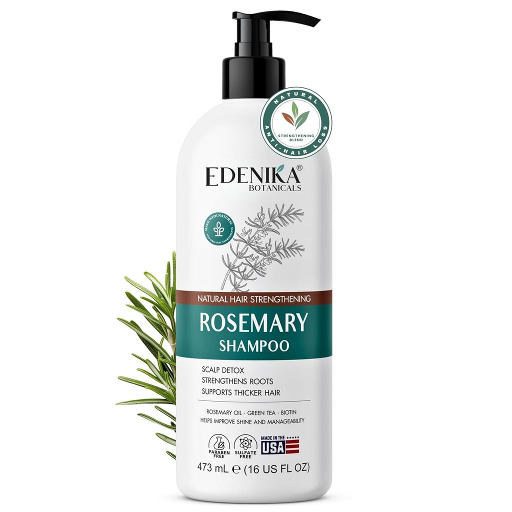 Organic Rosemary Oil Shampoo & Conditioner Set for Hair Loss & Thinning Hair