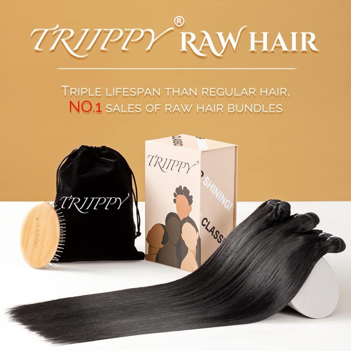 16 Inch 100% Raw Cambodian Human Hair Single Bundle - Straight & Durable
