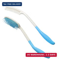 Long Reach Handled Hair Comb and Brush Set for Elderly & Disabled