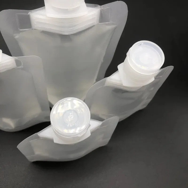 10 Pack Travel Toiletry Pouches TSA Approved Refillable Portable Organizer