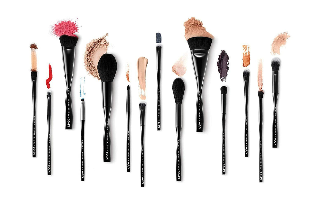 Pro Makeup Brush Set for Face Foundations and Blending - Multiple Styles