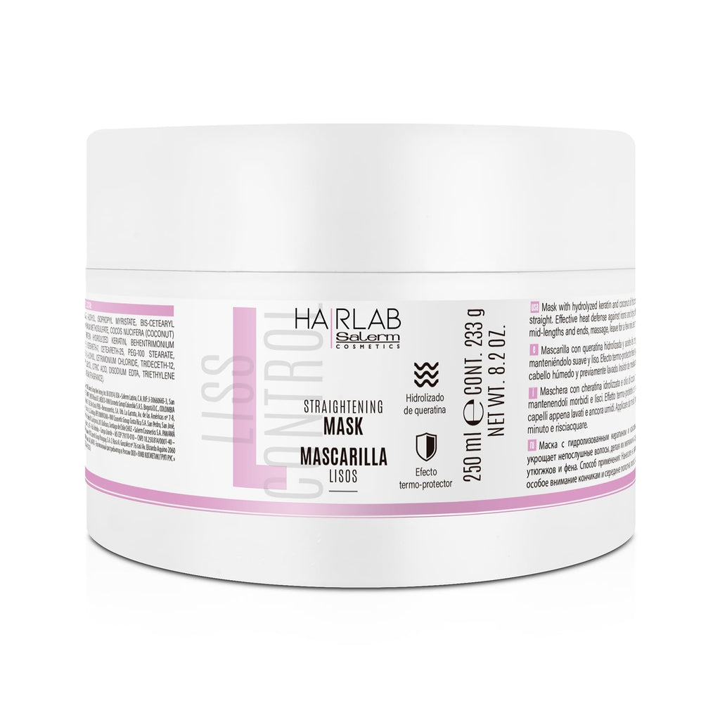 Hair Mask with Keratin & Coconut Oil for Frizz Control - 8.2 oz