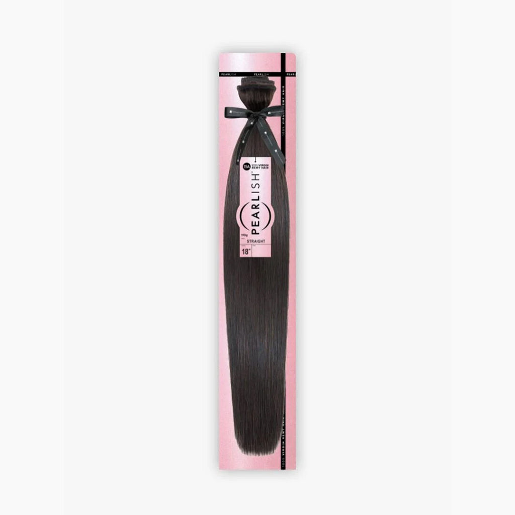 Virgin Remy Human Hair Weave Pearlish Straight 22 Inch - Natural Color
