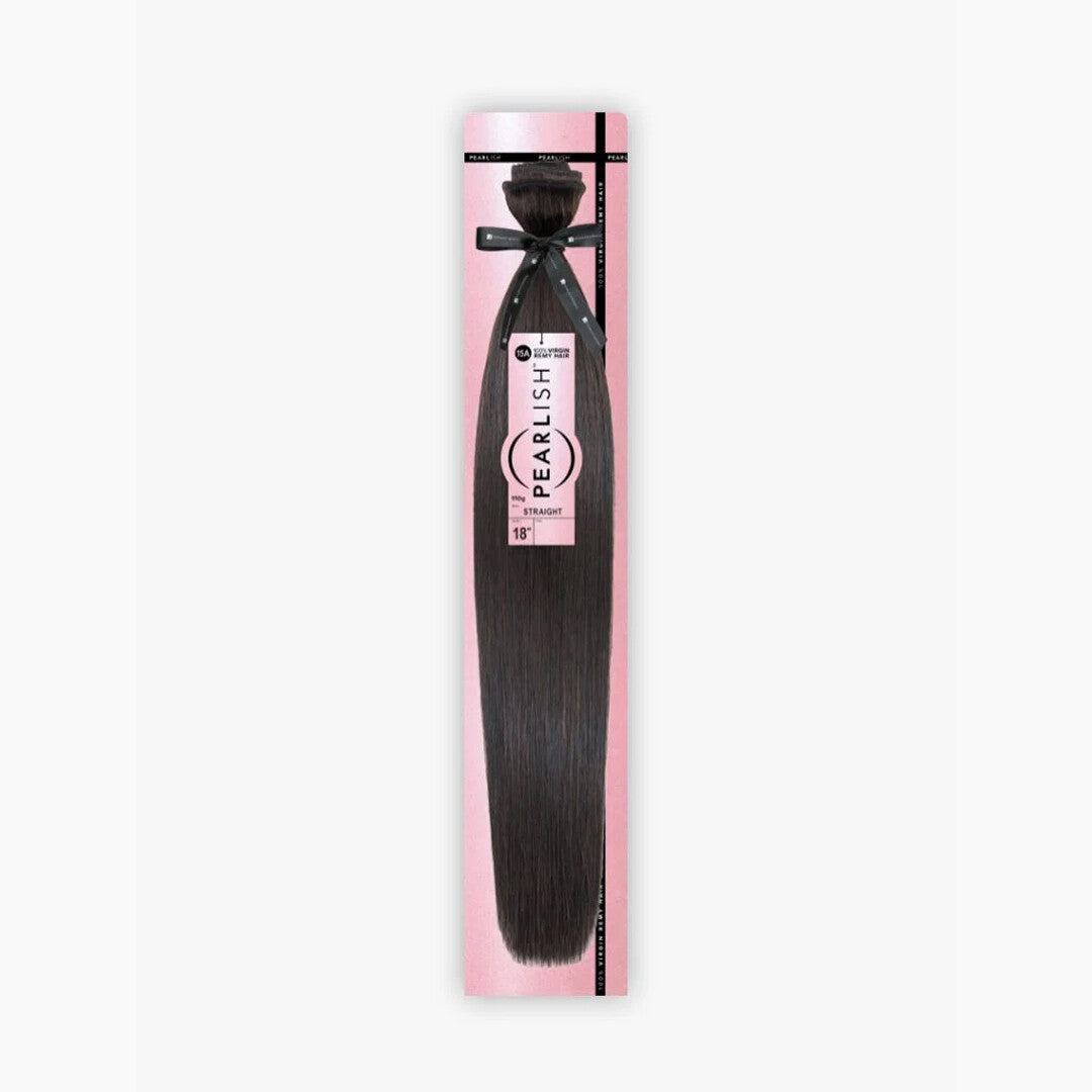 Virgin Remy Human Hair Weave Pearlish Straight 22 Inch - Natural Color