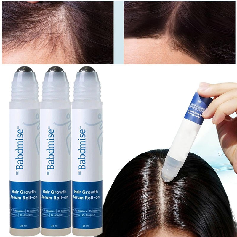 Hair Growth Serum Roll-On with Rosemary & Redensyl - 25ml, Anti-Hair Loss Treatment