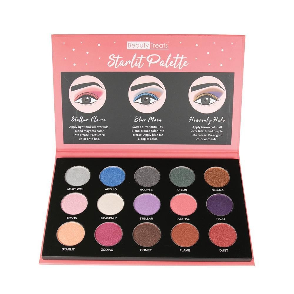 15-Color Glitter Eyeshadow Palette with Free Shipping - Beauty Makeup