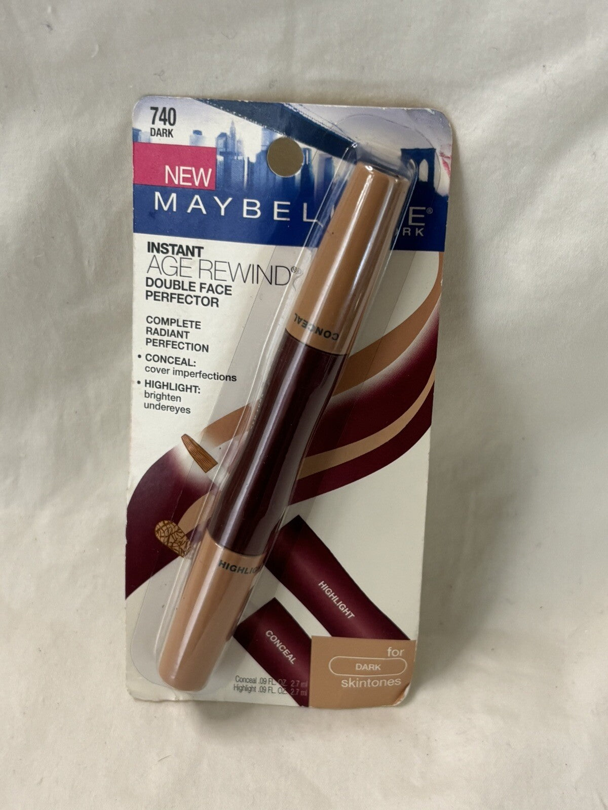 Maybelline Instant Age Rewind Double Face Perfector 740 Dark Face Makeup