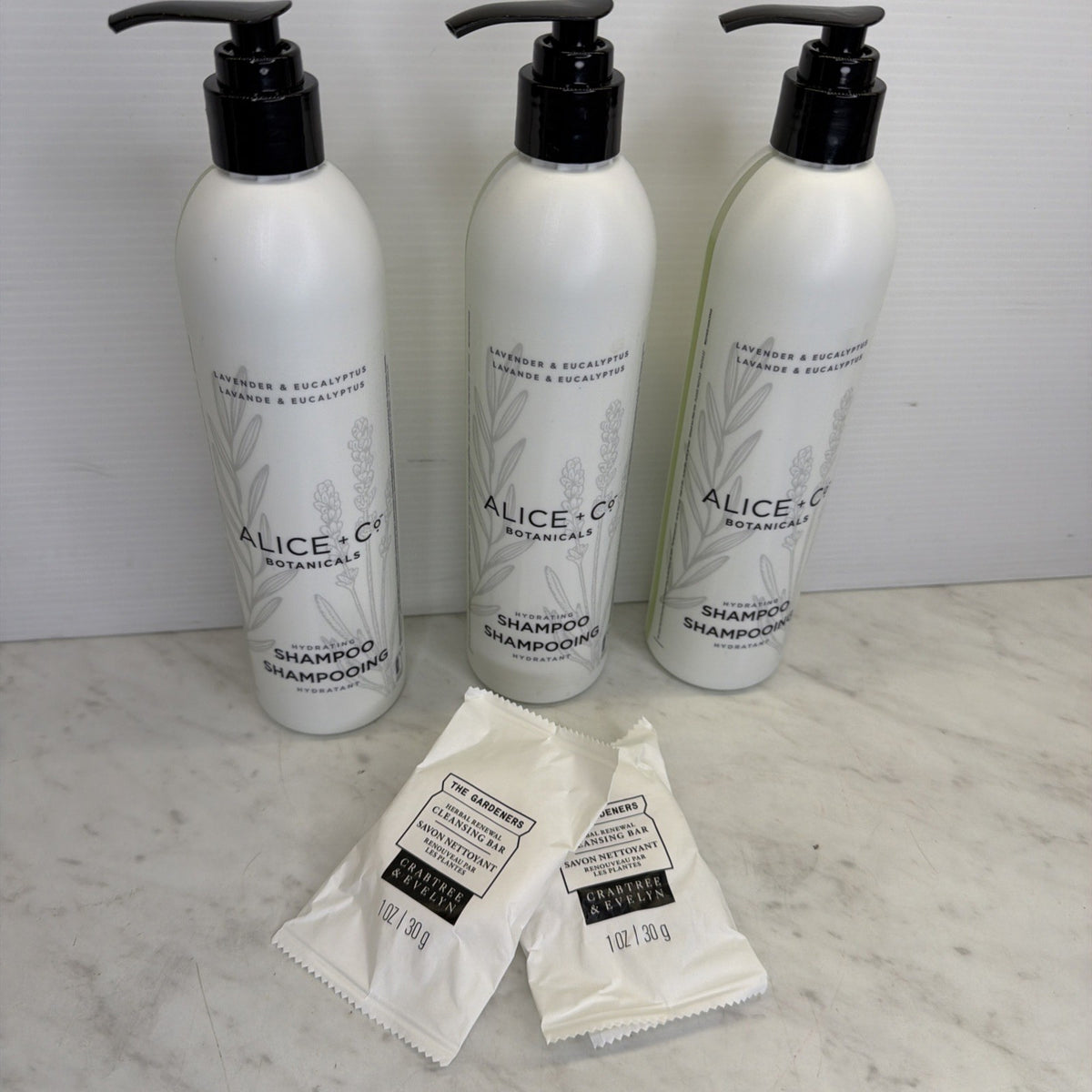 Hydrating Lavender & Eucalyptus Shampoo Set - 3 Bottles, Free Shipping