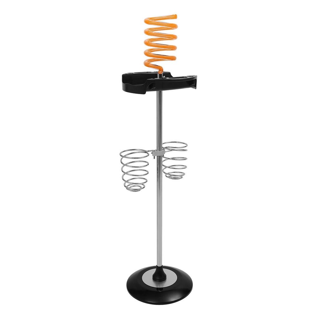 Hair Dryer Stand with Tray and Spiral Holder – Stylish Organizer for Styling Tools