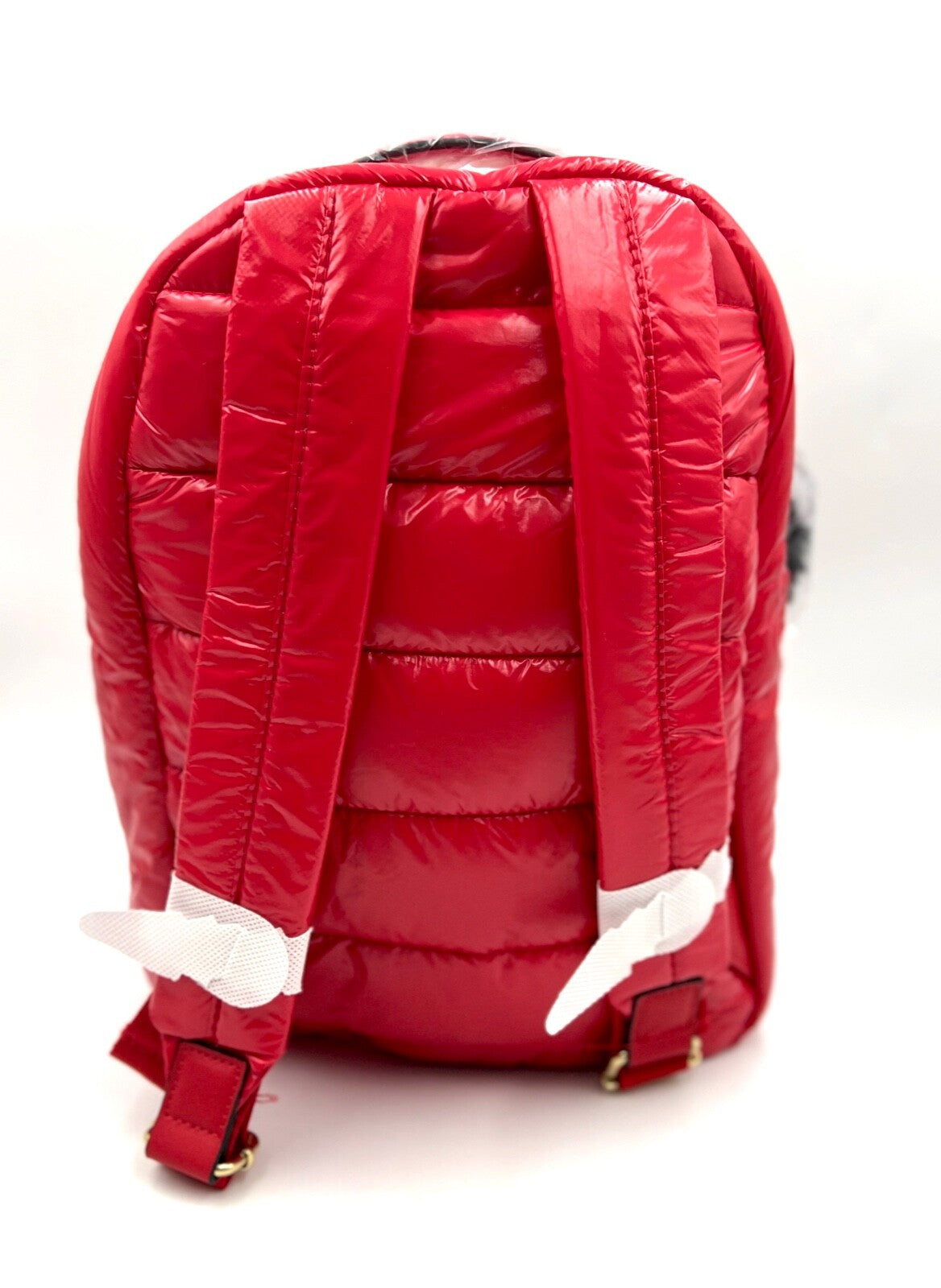 Estee Lauder Fluffy Backpack Makeup Bag - Red, Compact Travel & Storage